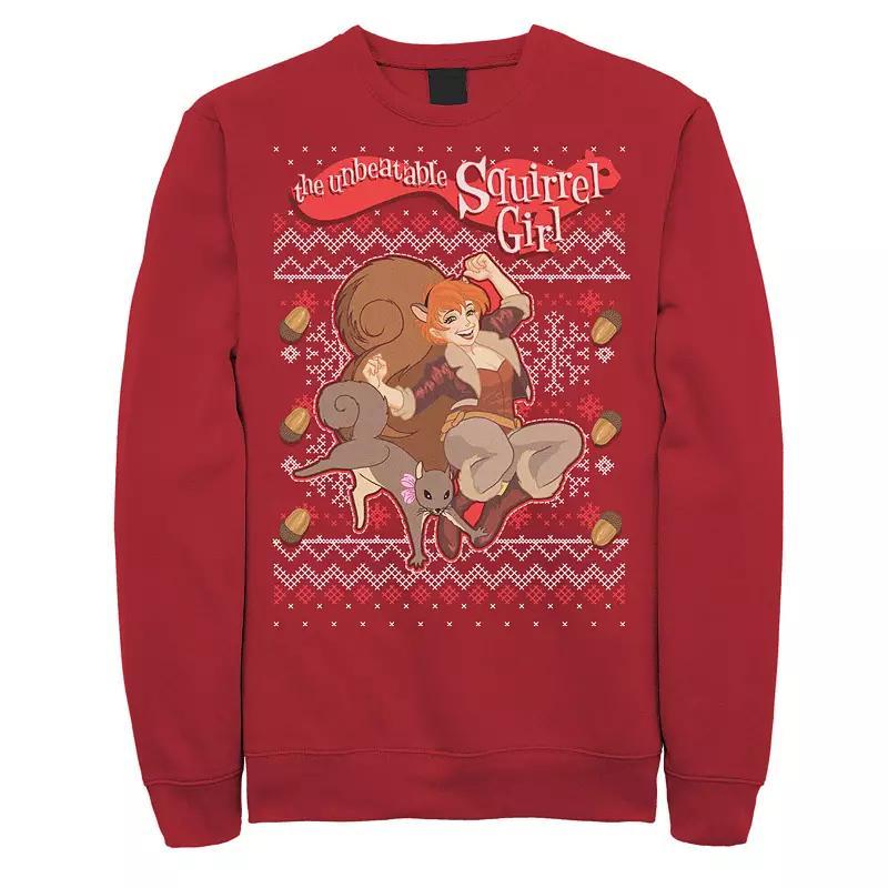 Mens Marvel Squirrel Girl Ugly Christmas Fleece Product Image