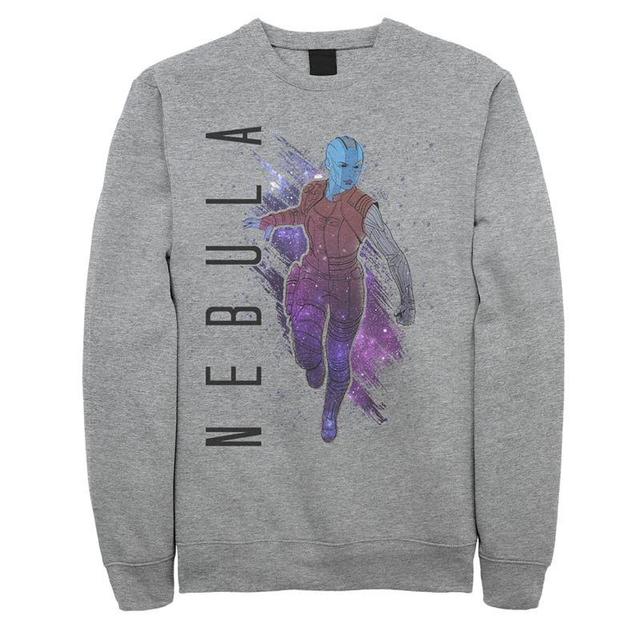 Mens Marvel Avengers Endgame Nebula Sweatshirt Athletic Grey Product Image