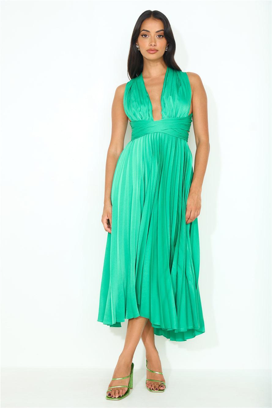 Fabulous 'Fit Midi Dress Green Product Image