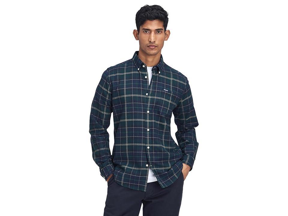 Barbour Barbour Kyeloch Tailored Tartan Shirt (Green Loch) Men's Clothing Product Image