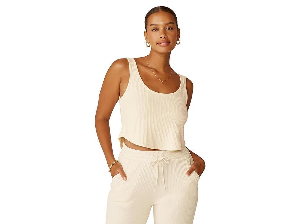 Beyond Yoga Well Traveled Tank (Ivory) Women's Clothing product image