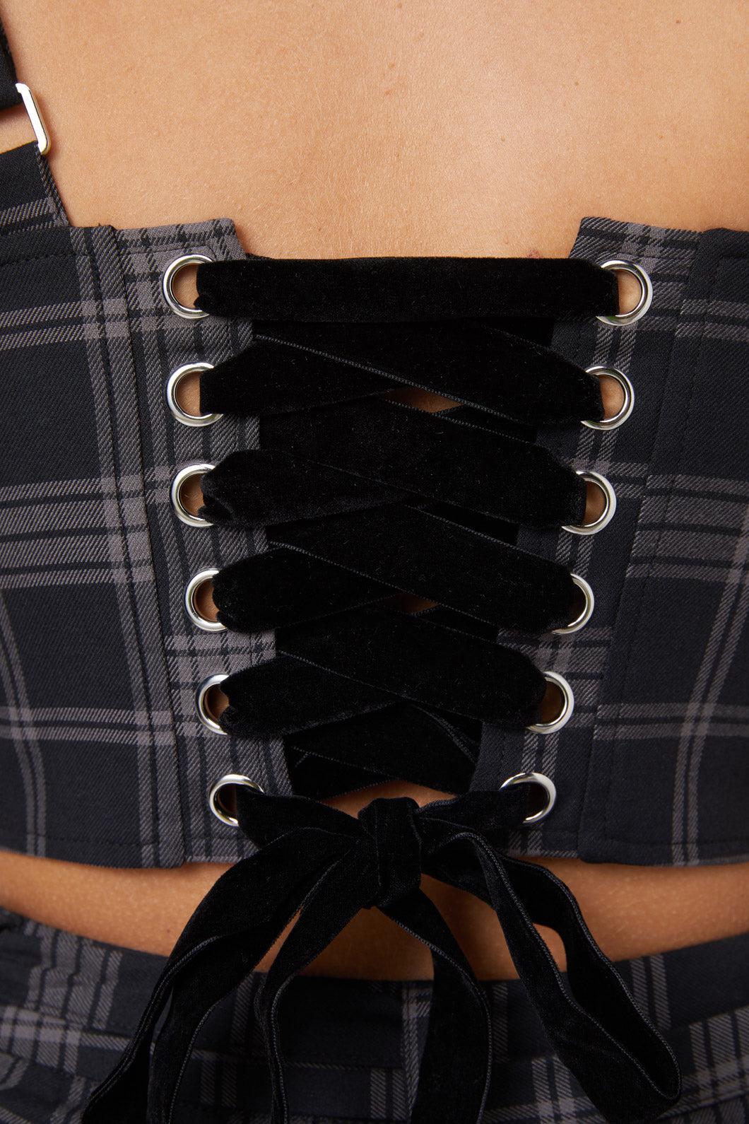 Victoria Tartan Corset Product Image