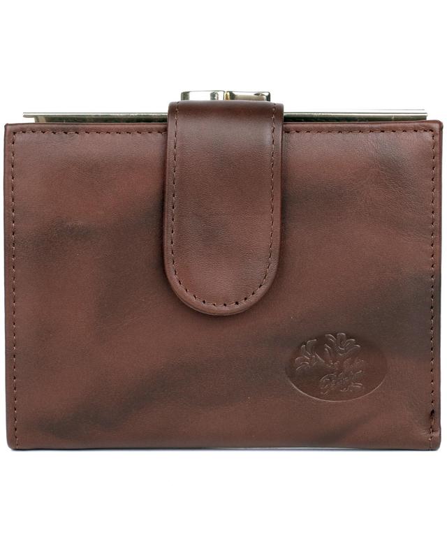 Julia Buxton Heiress RFID-Blocking Double Cardex Leather Wallet Product Image