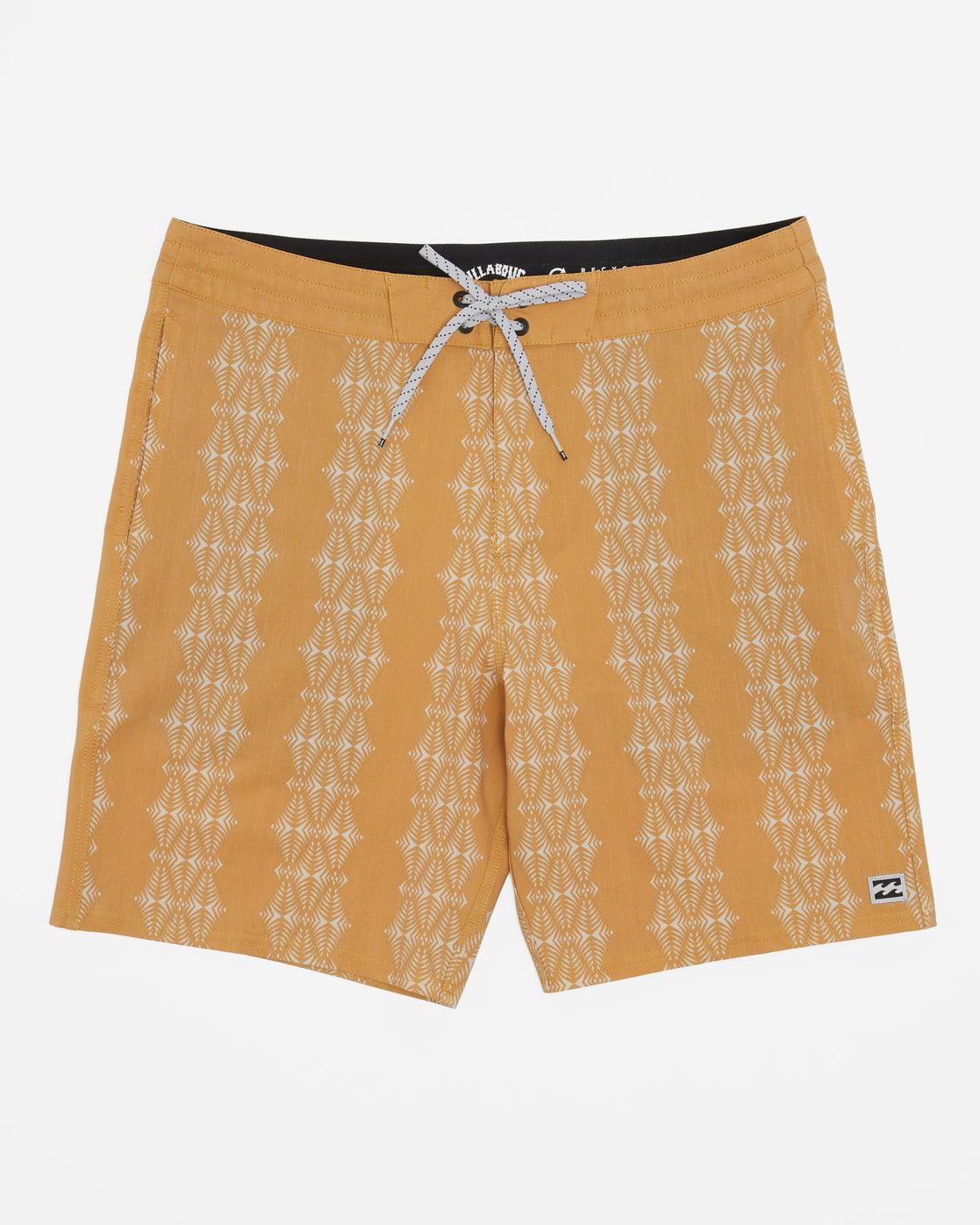 Sundays Lo Tide 19" Boardshorts - Mustard Male Product Image