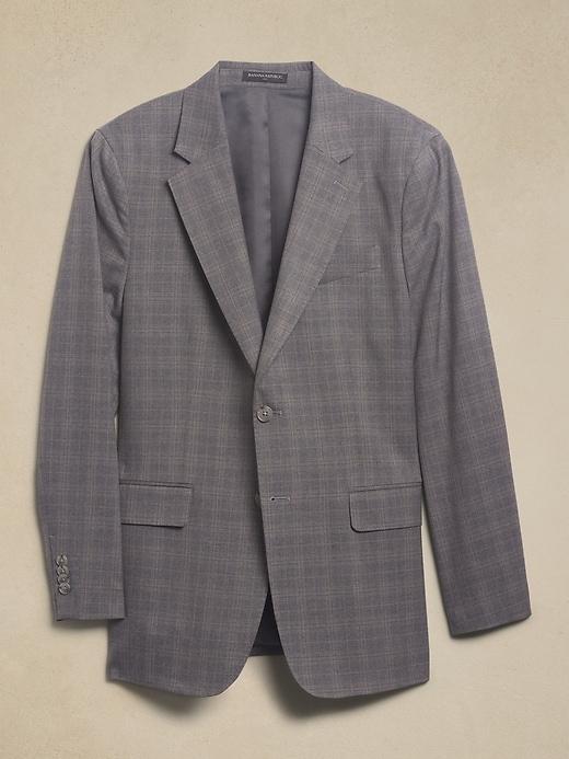 Tailored-Fit Glen Plaid Suit Jacket Product Image