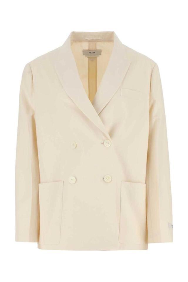 Jackets And Vests In Beige Product Image