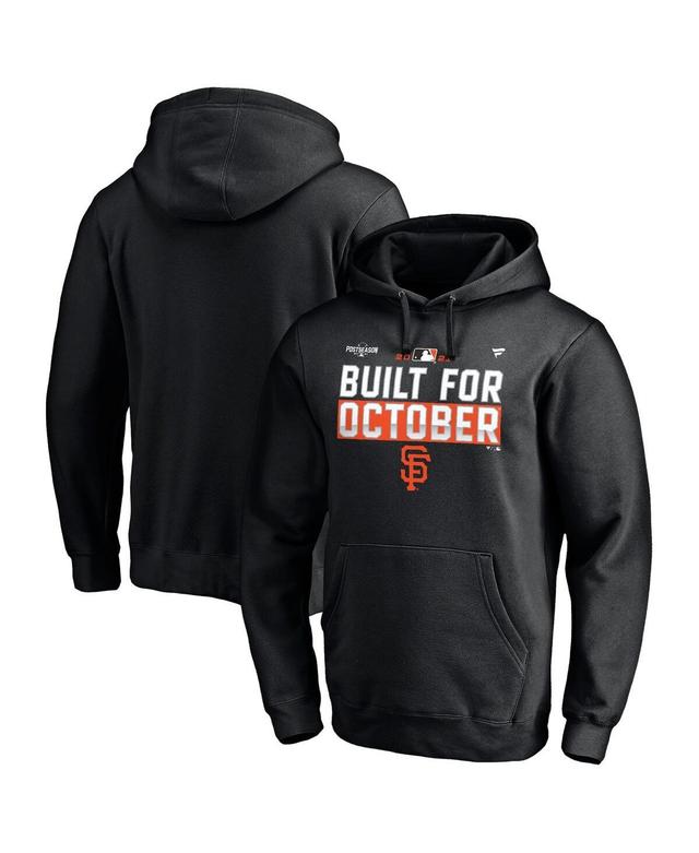 Mens Fanatics Black San Francisco Giants 2021 Postseason Locker Room Pullover Hoodie Product Image