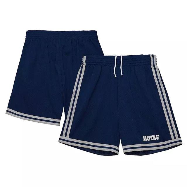 Mens Mitchell & Ness Navy Georgetown Hoyas 1991/92 Throwback Jersey Shorts Grg Blue Product Image