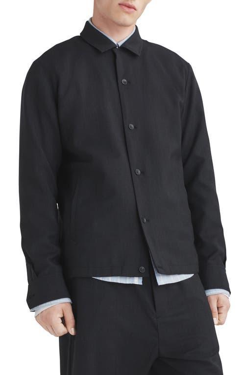 rag & bone Finlay Button-Up Stretch Wool Shirt Jacket Product Image