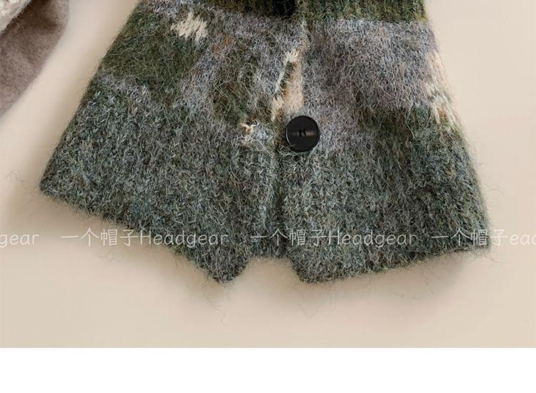 Patterned Knit Balaclava Product Image