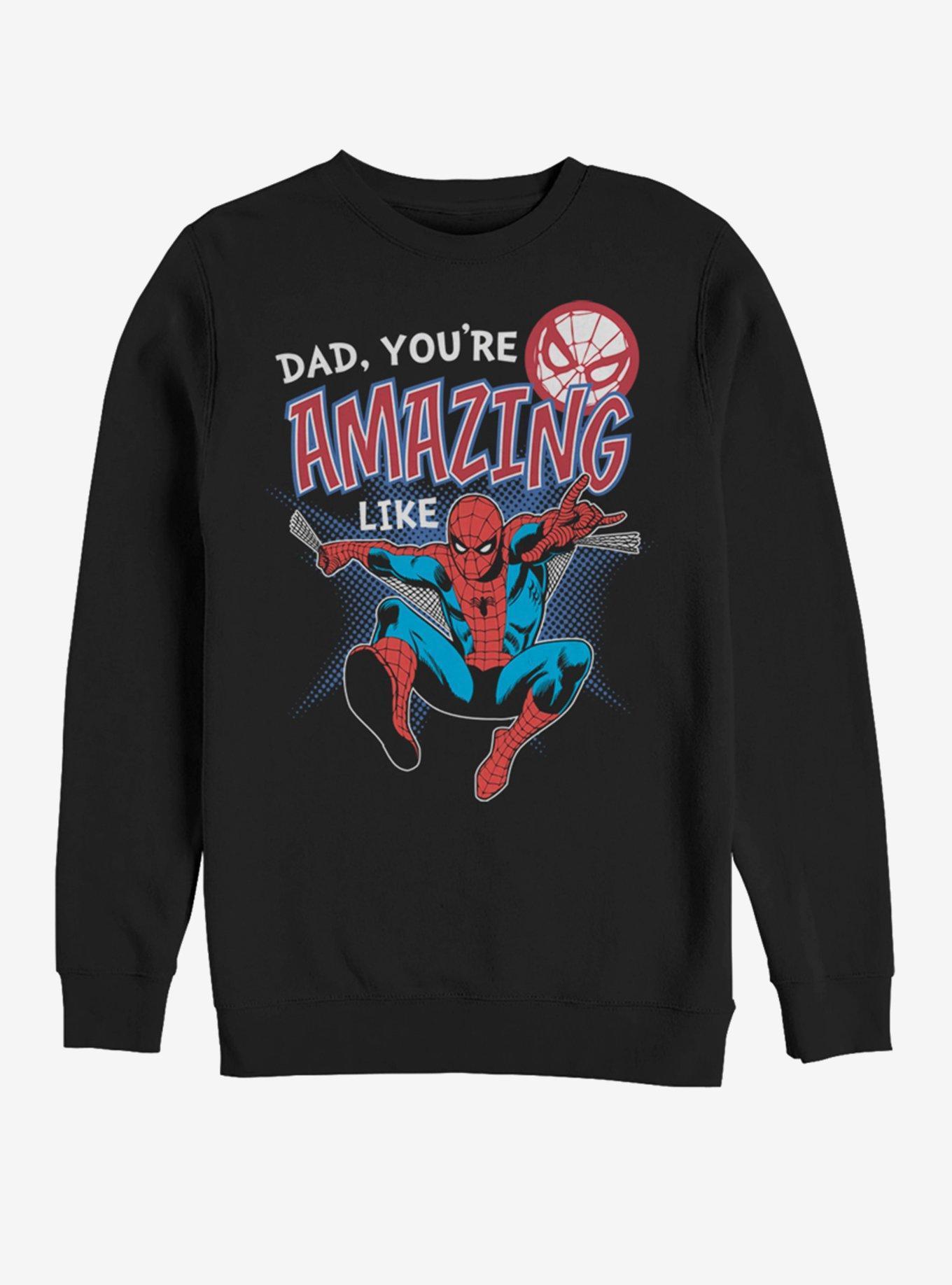 Marvel Spider-Man Amazing Like Dad Sweatshirt Product Image