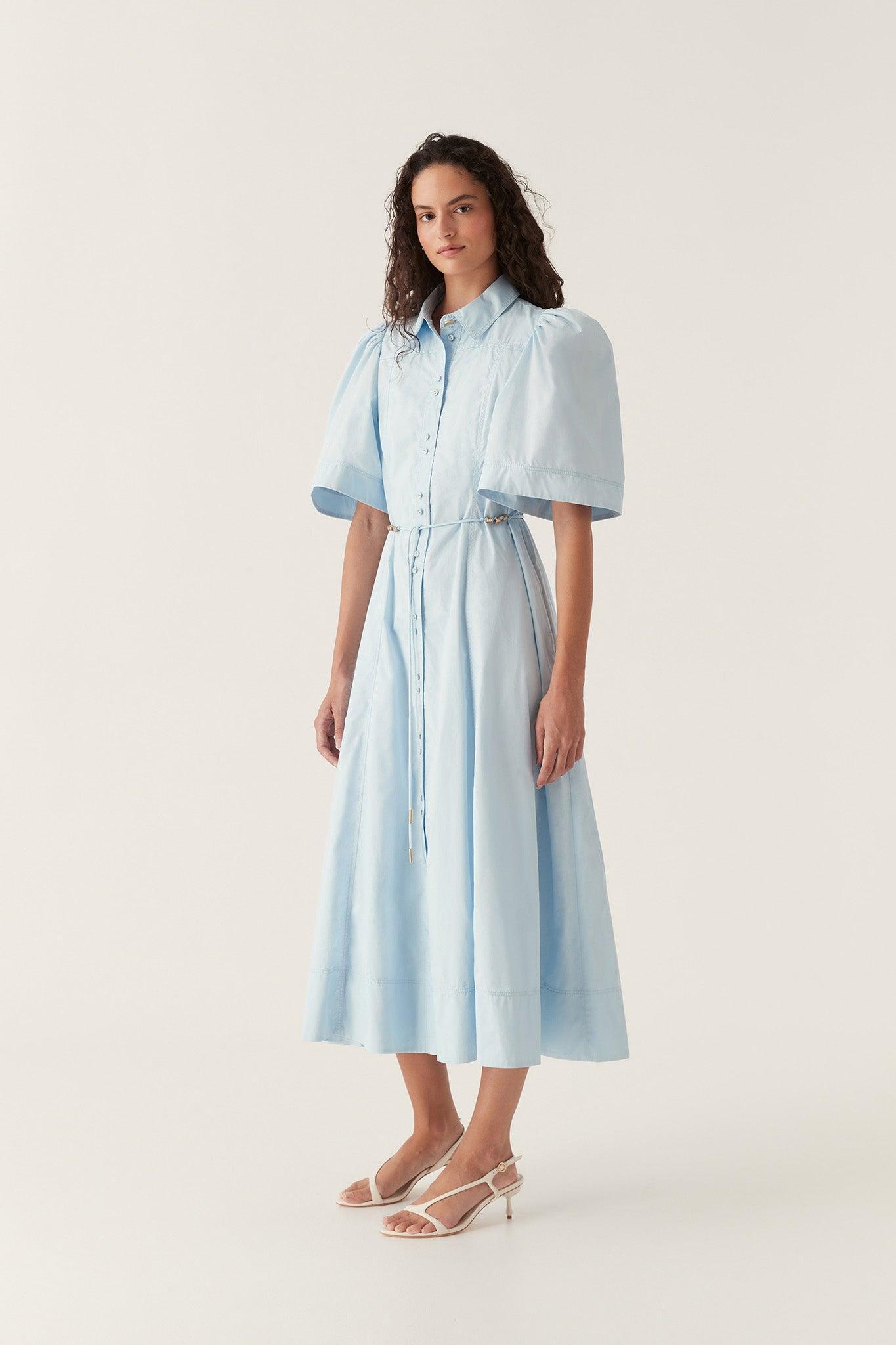 Pivotal Tie Midi Dress Female Product Image