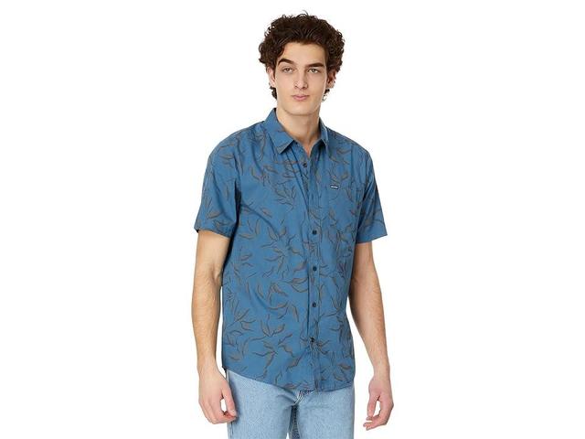 Volcom Stone Mash Short Sleeve Woven (Stone ) Men's Clothing Product Image