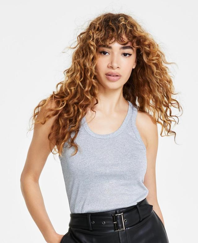 Women's Sleeveless Metallic Tank Top, Created for Macy's Product Image