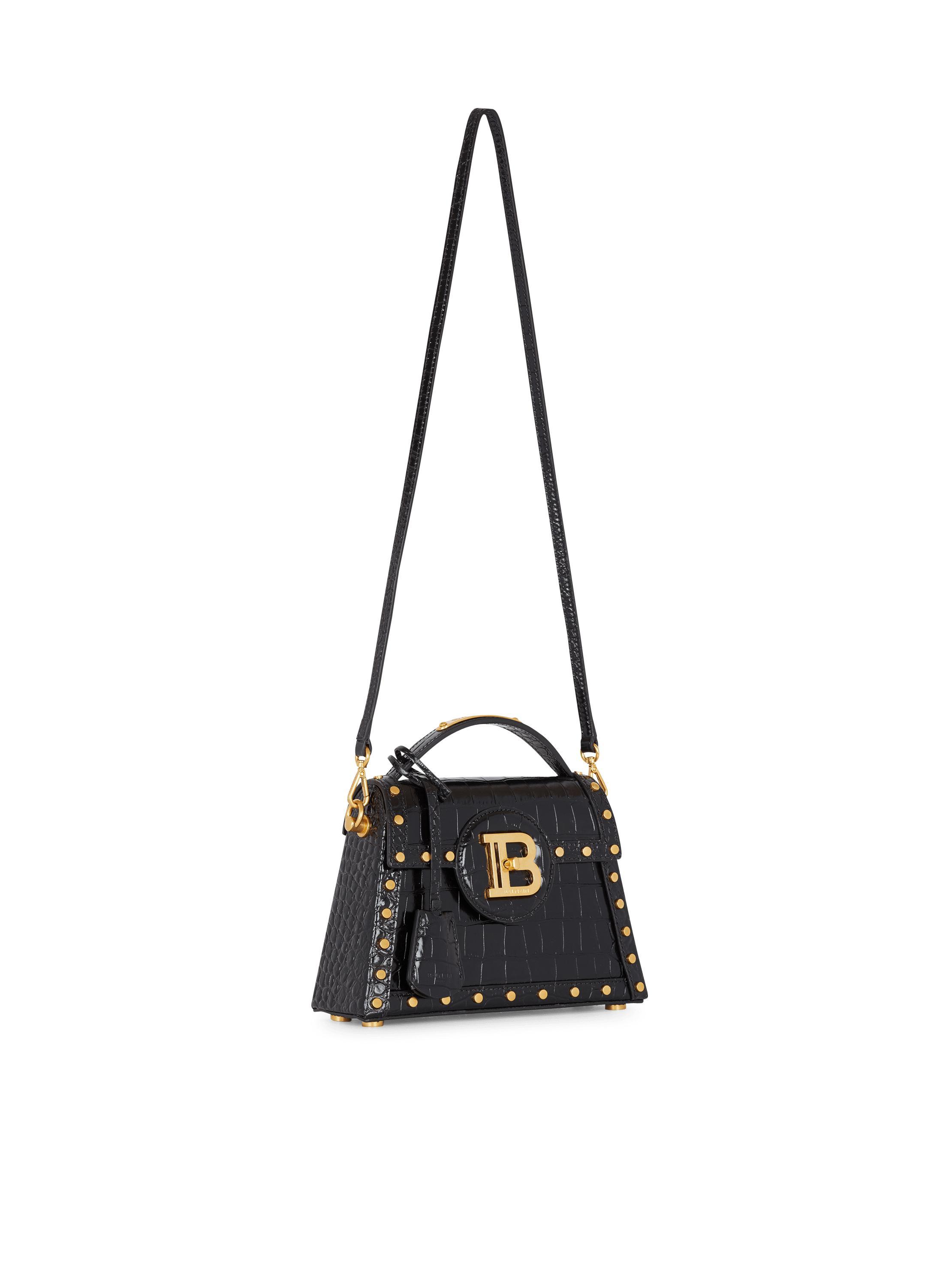 B-Buzz Dynasty bag in crocodile-print leather Product Image