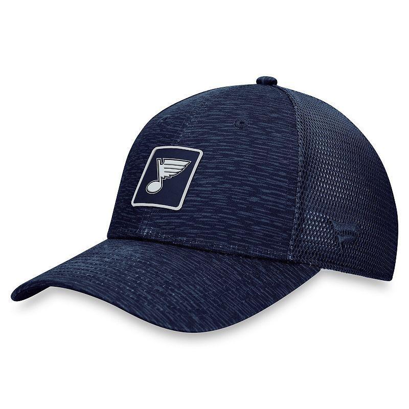 Mens Fanatics Branded St. Louis Blues Authentic Pro Road Trucker Adjustable Hat Product Image