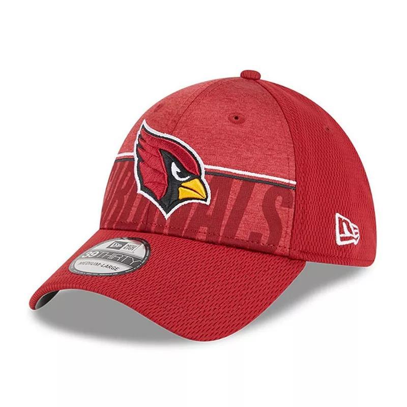 Mens New Era Cardinal Arizona Cardinals 2023 NFL Training Camp 39THIRTY Flex Fit Hat Product Image