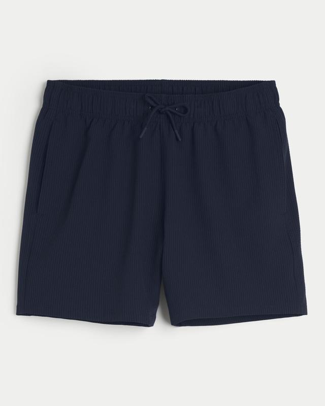 Seersucker Guard Swim Trunks 5" Product Image