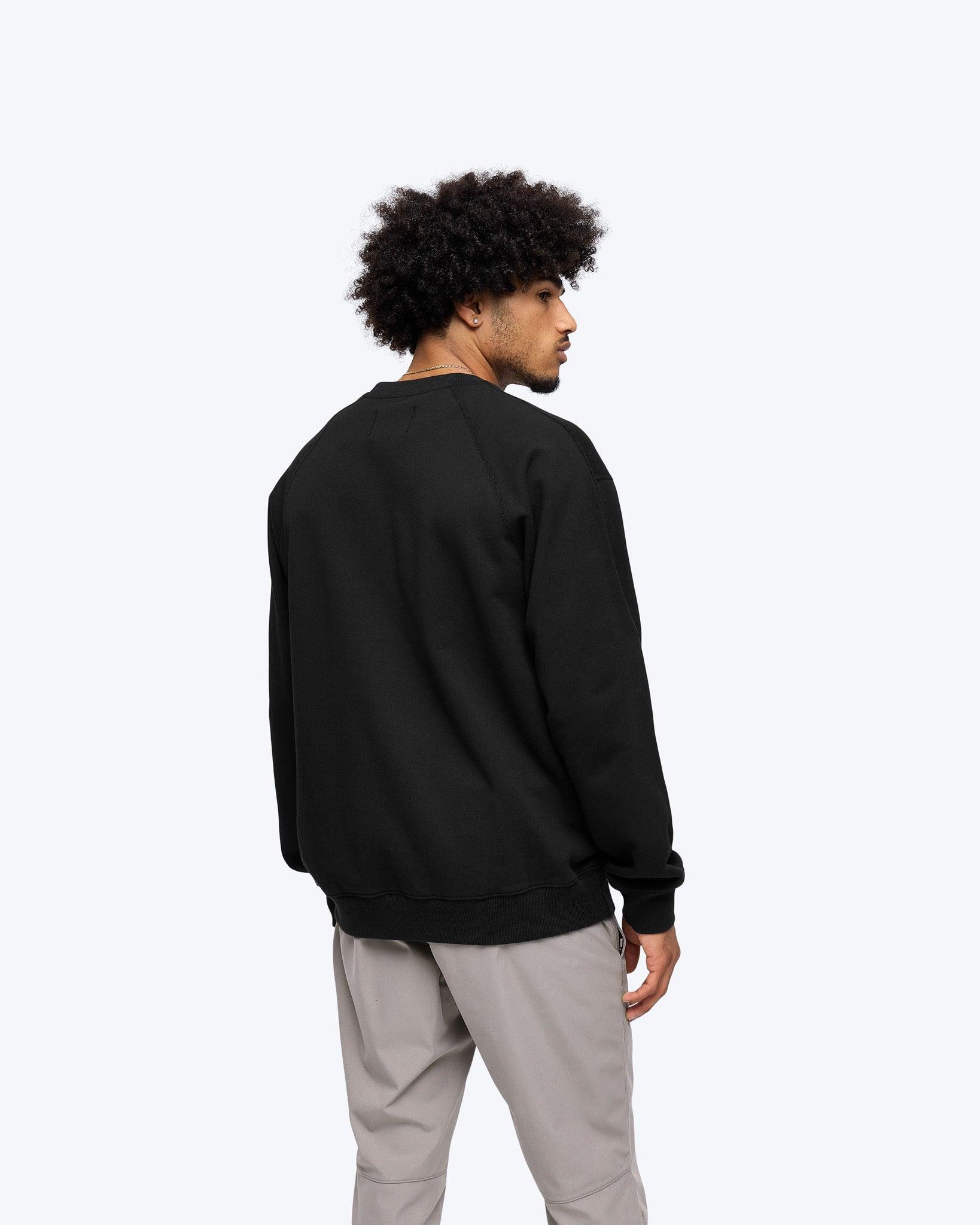 Midweight Terry Relaxed Crewneck - Vault Male Product Image