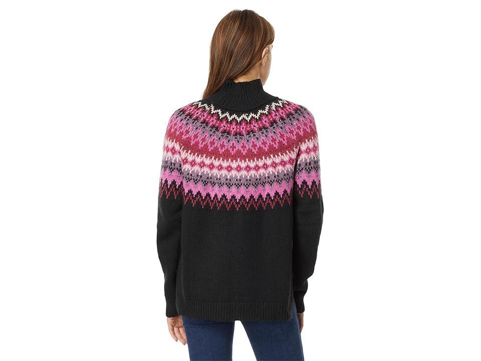 Lucky Brand Fairisle Turtleneck Pullover Combo) Women's Sweater Product Image