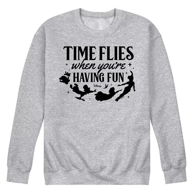 Disneys Peter Pan Mens Time Flies Fleece Sweatshirt Product Image