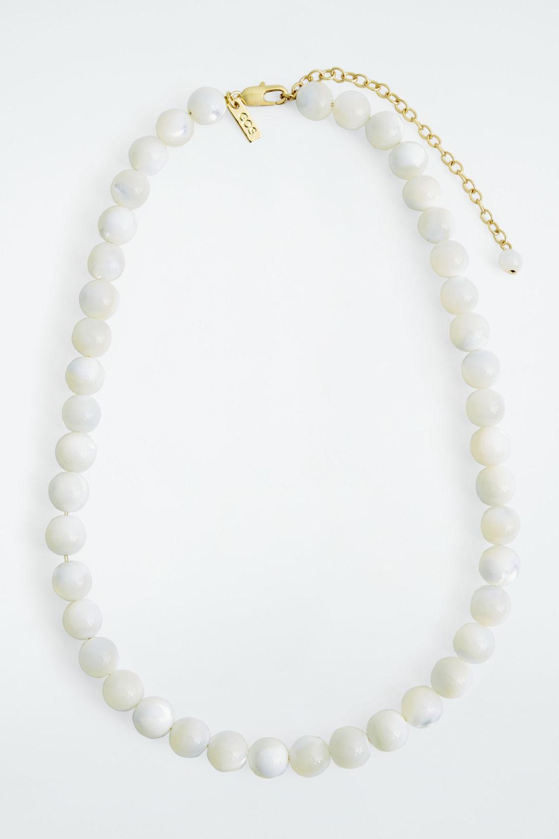 BEADED PEARL NECKLACE Product Image