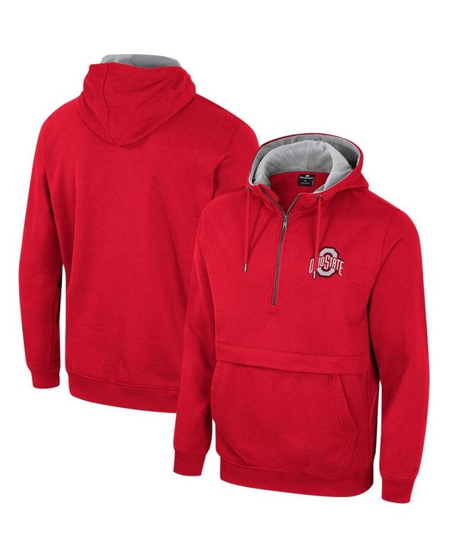 Colosseum Mens Ohio State Buckeyes Half-Zip Hoodie Product Image