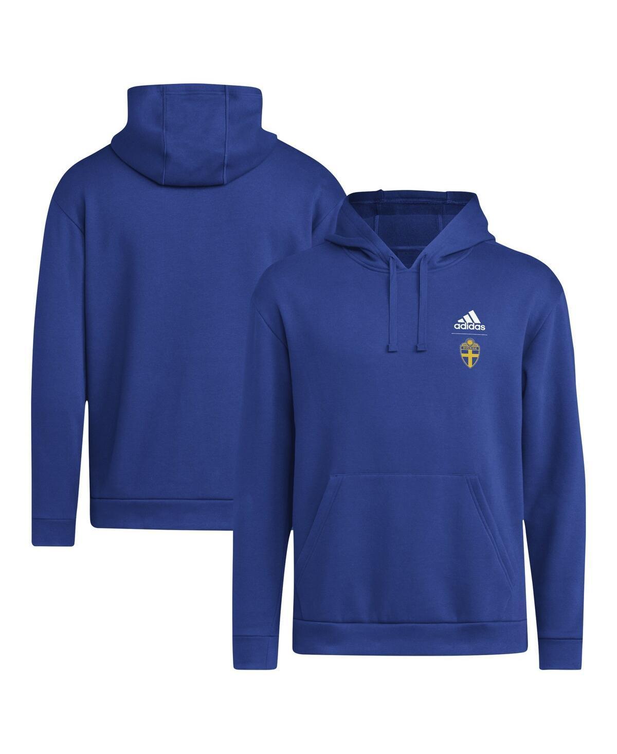 Adidas Mens Blue Boca Juniors Crest Pullover Hoodie Product Image