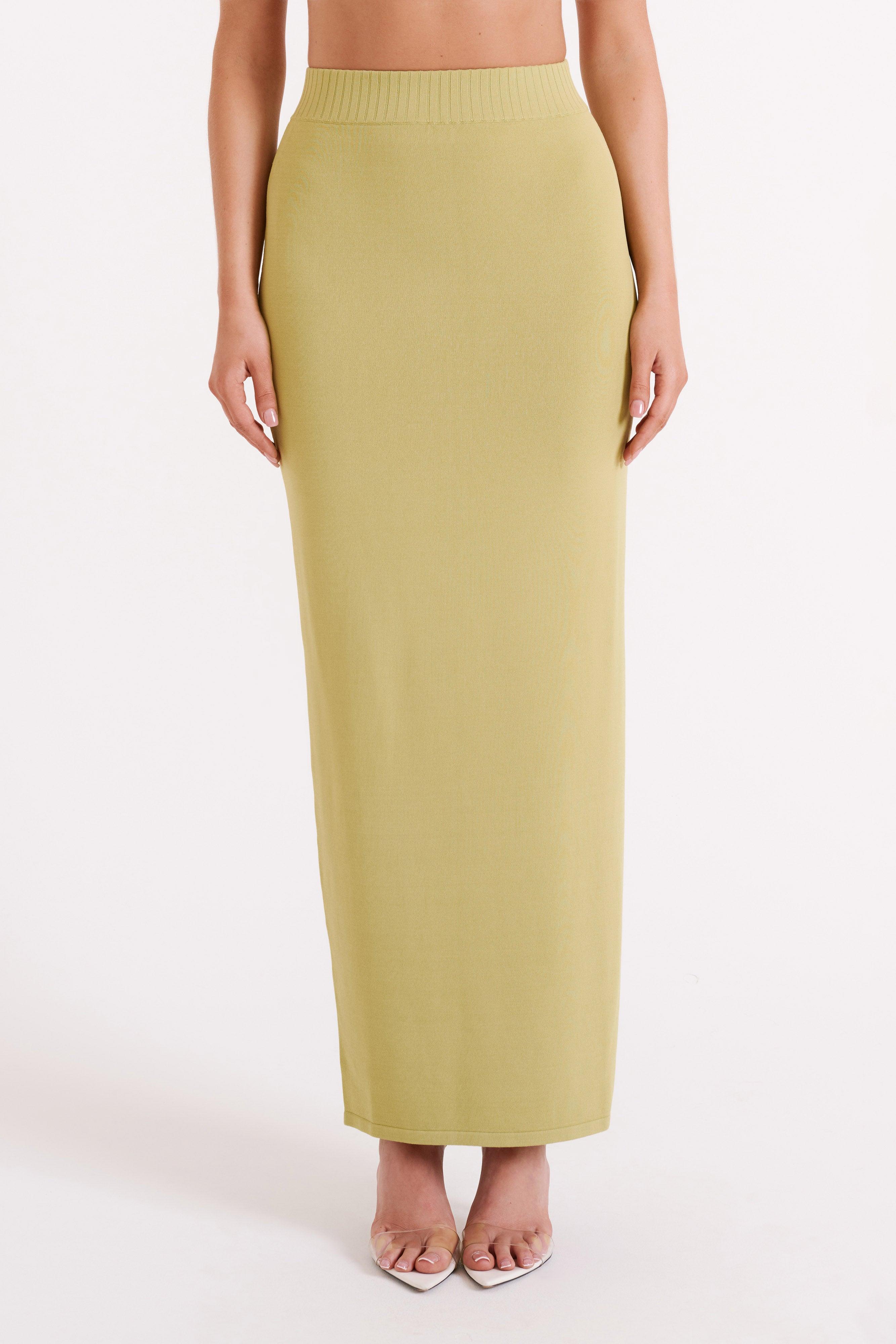 Darby Knit Midi Skirt - Sage Product Image