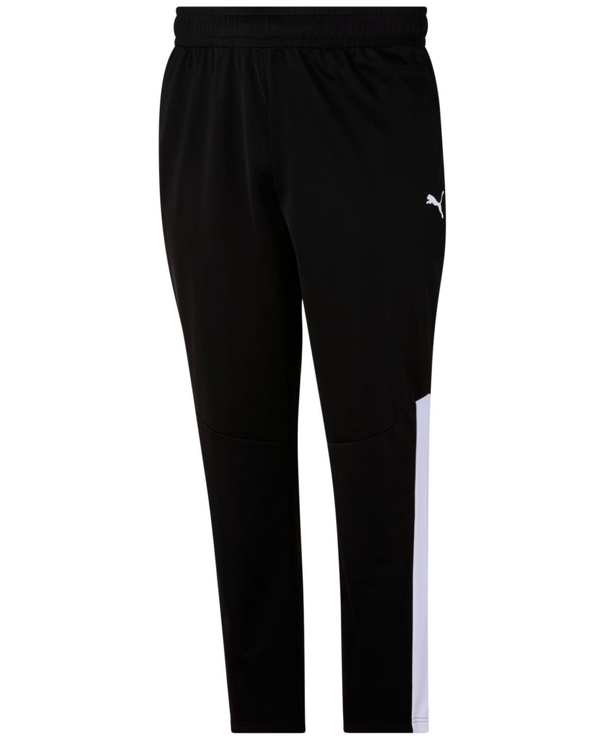 Puma Mens Contrast Panel Tricot Sweatpants - Black Product Image