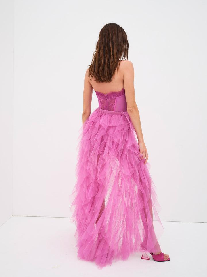 Bustier Gown — Pink Product Image