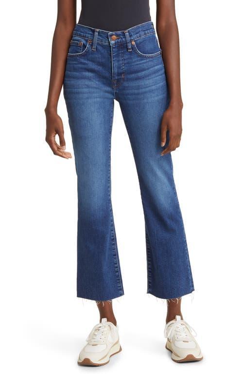 Madewell Kick Out Raw Hem Crop Jeans Product Image