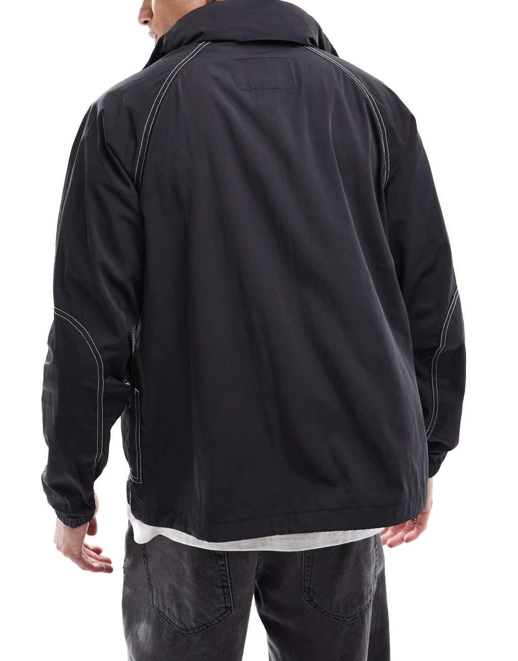 The North Face M66 nylon wind jacket in black  Product Image