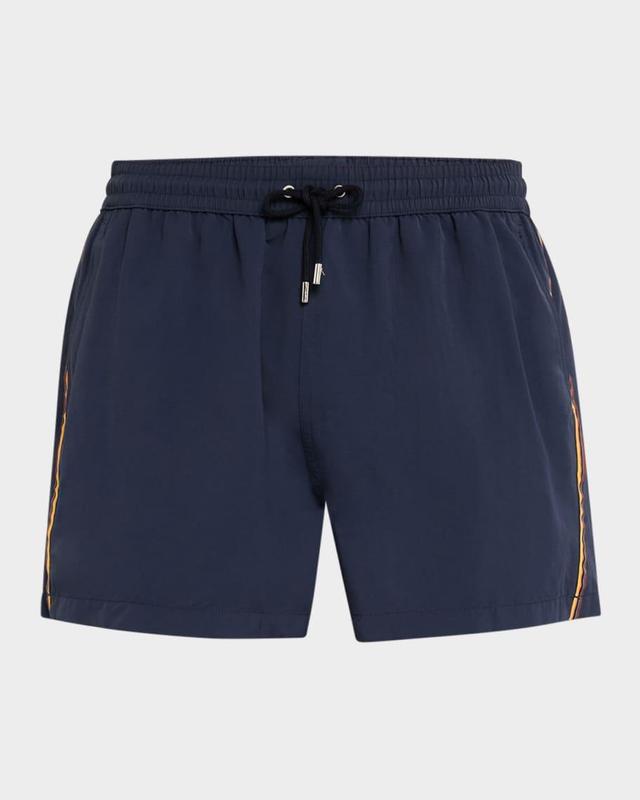 Men's Plain Stripe Swim Shorts Product Image