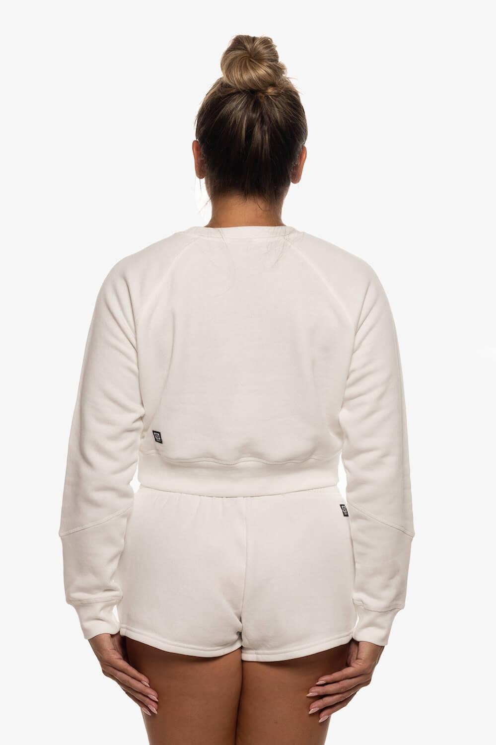 Brynn Cropped Fleece Crewneck Product Image