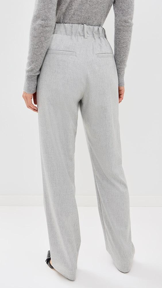 Enza Costa Wool Suiting Pull On Trousers | Shopbop Product Image