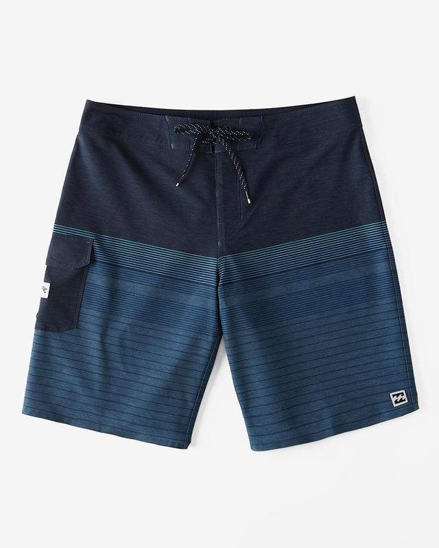 All Day Heather Stripe Pro 20" Boardshorts - Navy Male Product Image