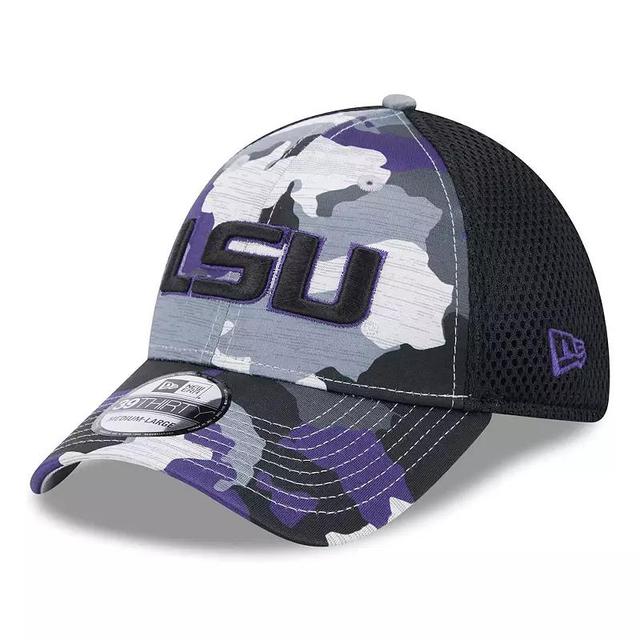 New Era Mens Camo Lsu Tigers Active 39THIRTY Flex Hat - Camo, Black Product Image