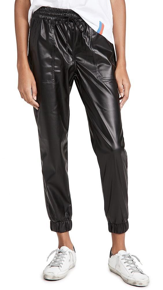 BLANKNYC Black Widow Faux Leather Joggers | Shopbop Product Image