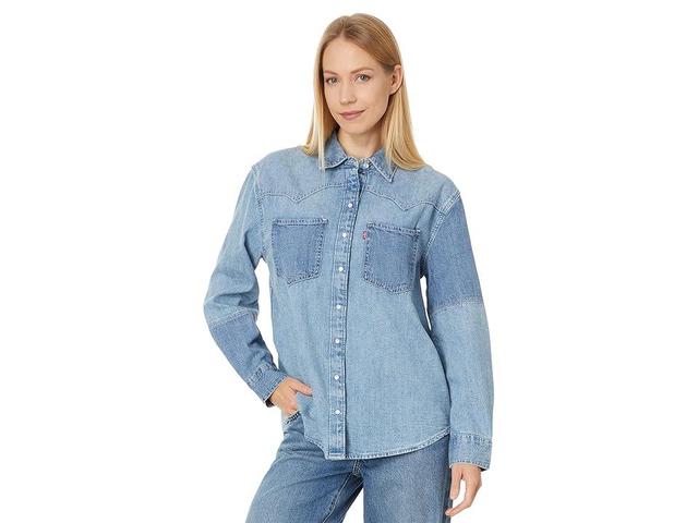 Levi's(r) Premium Teodora Western Shirt (Clean Craft 2) Women's Clothing Product Image