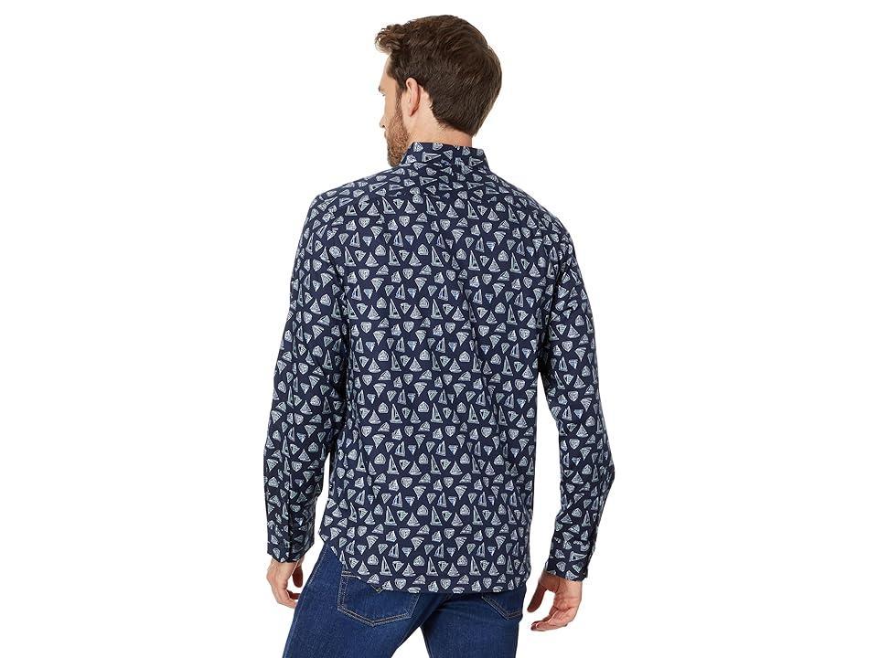 Nautica Printed Shirt (Maritime ) Men's Clothing Product Image