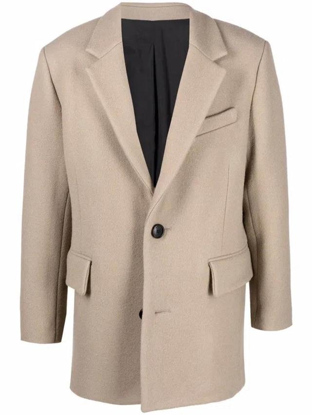 Single-breasted Blazer Jacket In Neutrals Product Image