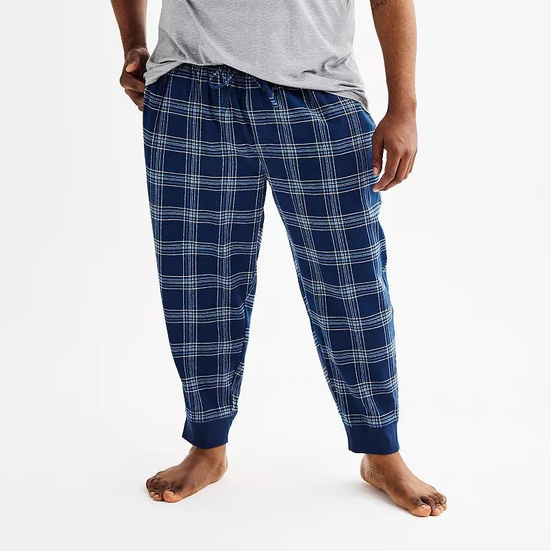 Big & Tall Sonoma Goods For Life Flannel Banded Bottom Pajama Pants, Mens Product Image