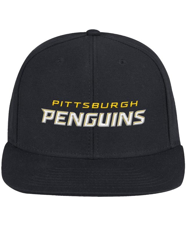 Mens adidas Black Pittsburgh Penguins Snapback Hat Product Image