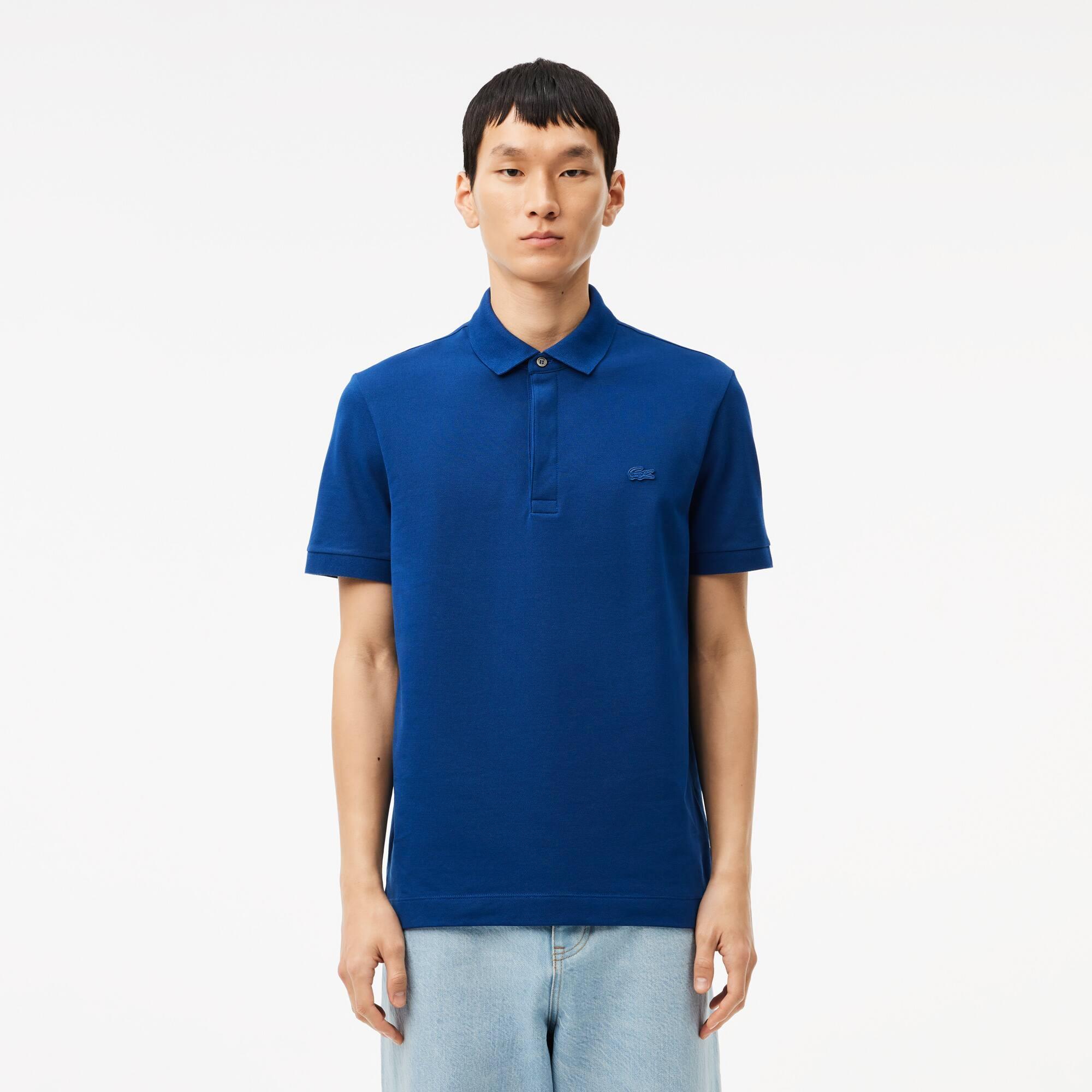 Men's Regular Fit Paris Stretch Piqué Polo Product Image