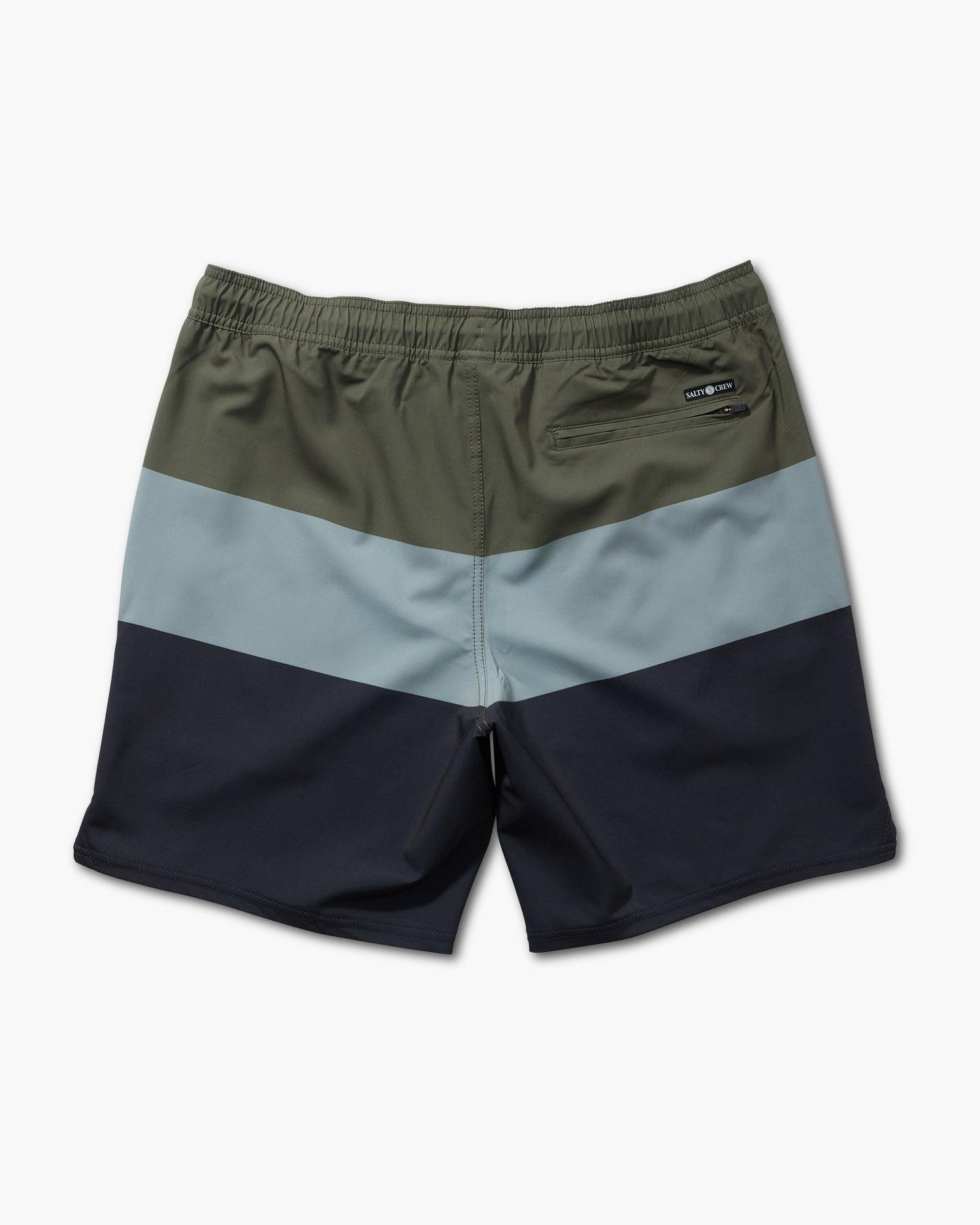 Wayfinder Elastic Boardshort - Olive Male Product Image