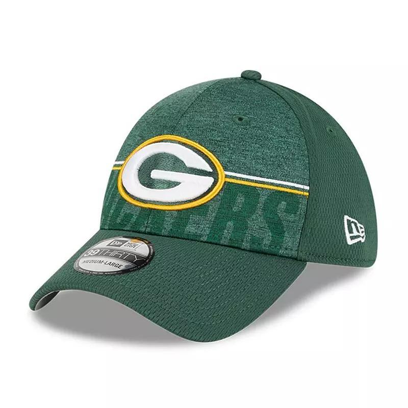 Mens New Era Bay Packers 2023 NFL Training Camp 39THIRTY Flex Fit Hat Product Image