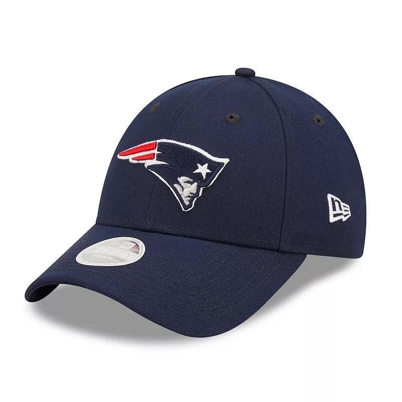 Womens New Era Navy New England Patriots Simple 9FORTY Adjustable Hat Product Image