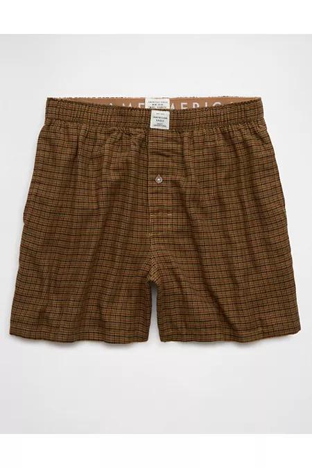 AEO Mens Houndstooth Flannel Pocket Boxer Short Men's Product Image