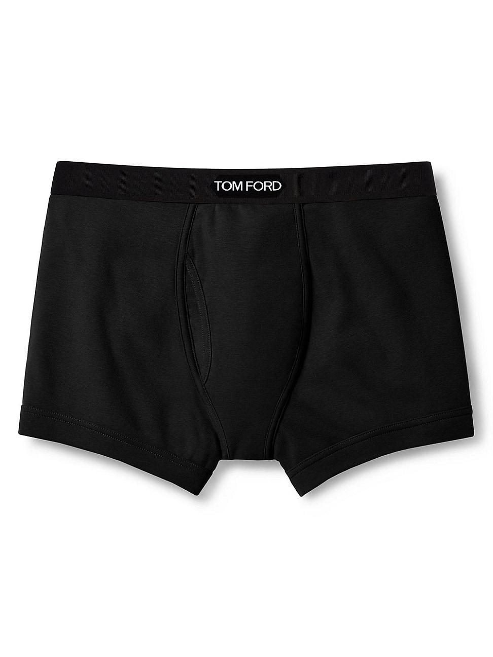 Mens Stretch-Cotton Logo Boxer Briefs Product Image